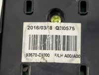 2017-2021 Kia Sportage Master Power Window Switch Replacement Driver Side Left P/N:93570-D9300 93571-D9200 Fits OEM Used Aut