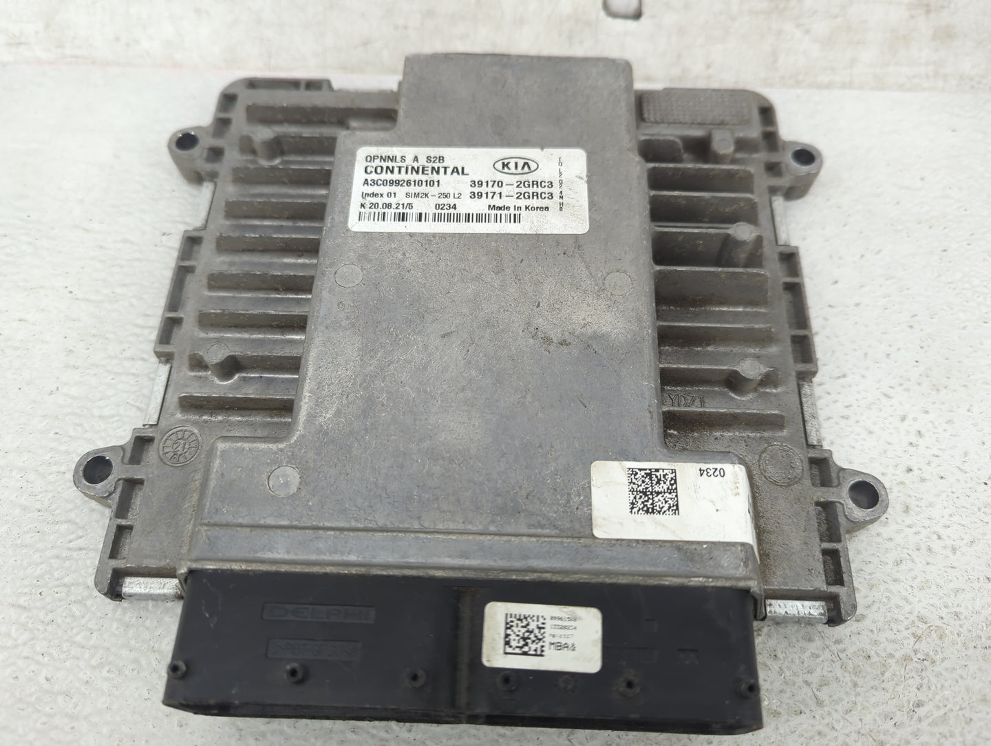 2022 Kia Sportage PCM Engine Control Computer ECU ECM PCU OEM P/N:39170-2GRC3 39171-2GRC3, A3C0992610101 Fits OEM Used Auto 