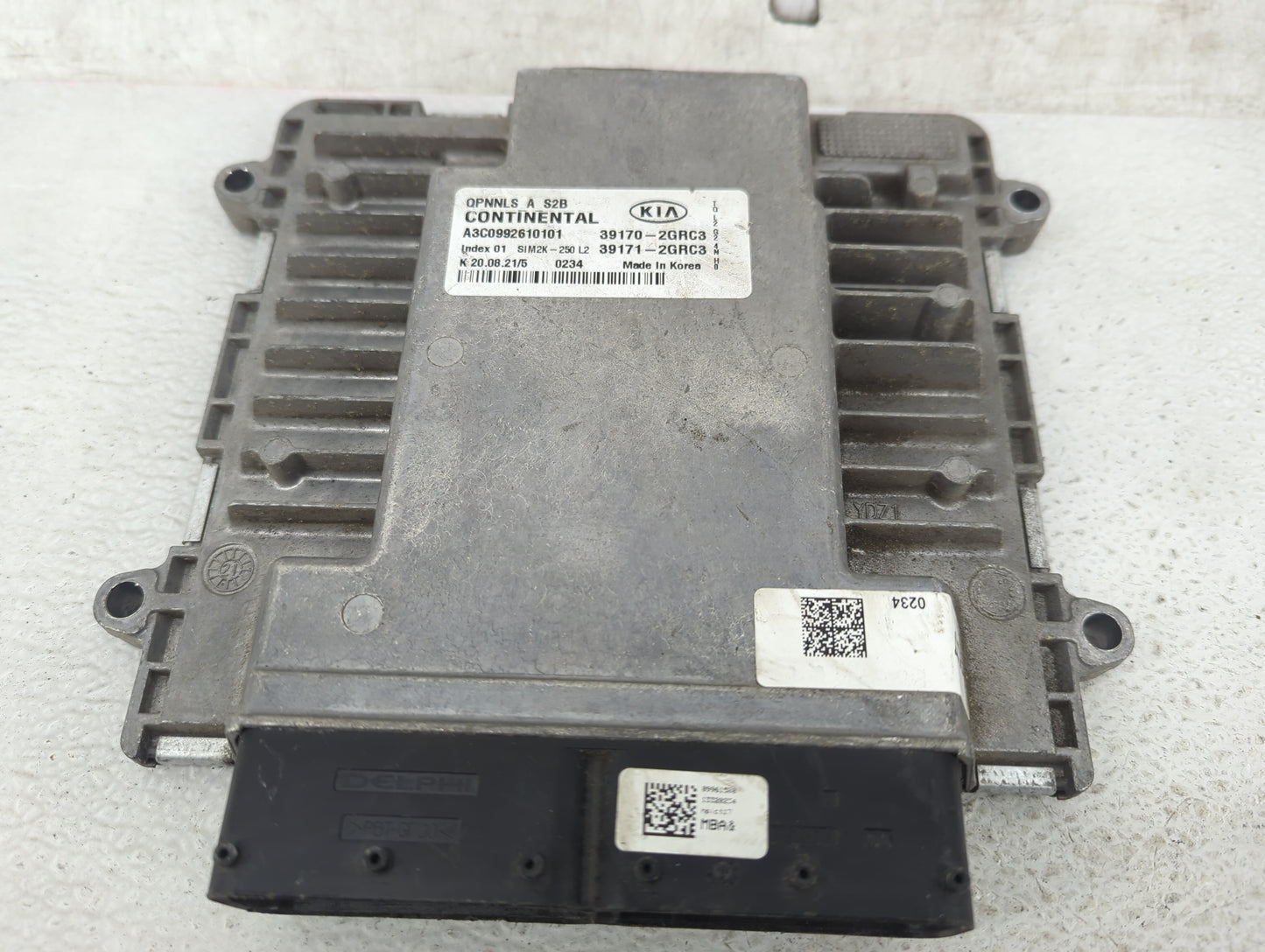 2022 Kia Sportage PCM Engine Control Computer ECU ECM PCU OEM P/N:39170-2GRC3 39171-2GRC3, A3C0992610101 Fits OEM Used Auto 