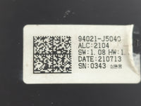 2022 Kia Stinger Instrument Cluster Speedometer Gauges P/N:94021-J5040 Fits OEM Used Auto Parts - Oemusedautoparts1.com