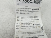 2022 Kia Stinger PCM Engine Control Computer ECU ECM PCU OEM P/N:39111-3L026 9001270490KE, SIM2K-260_1.01 Fits OEM Used Auto