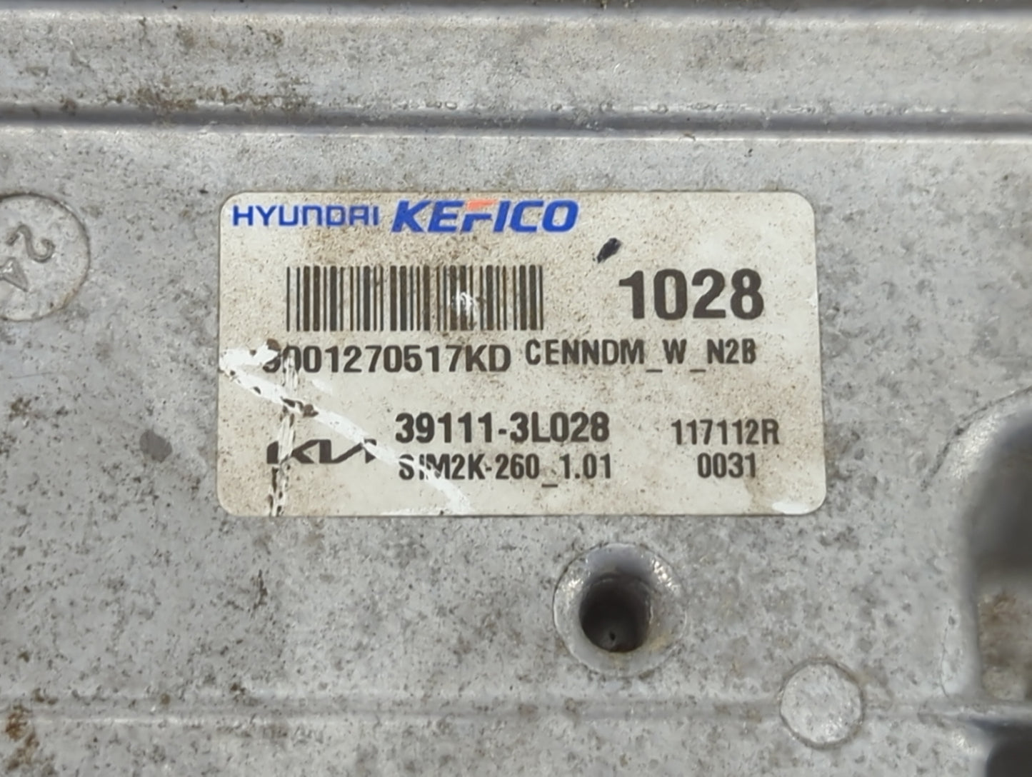 2022 Kia Stinger PCM Engine Control Computer ECU ECM PCU OEM P/N:39111-3L028 SIM2K-260_1.01, 9001270517KD Fits OEM Used Auto