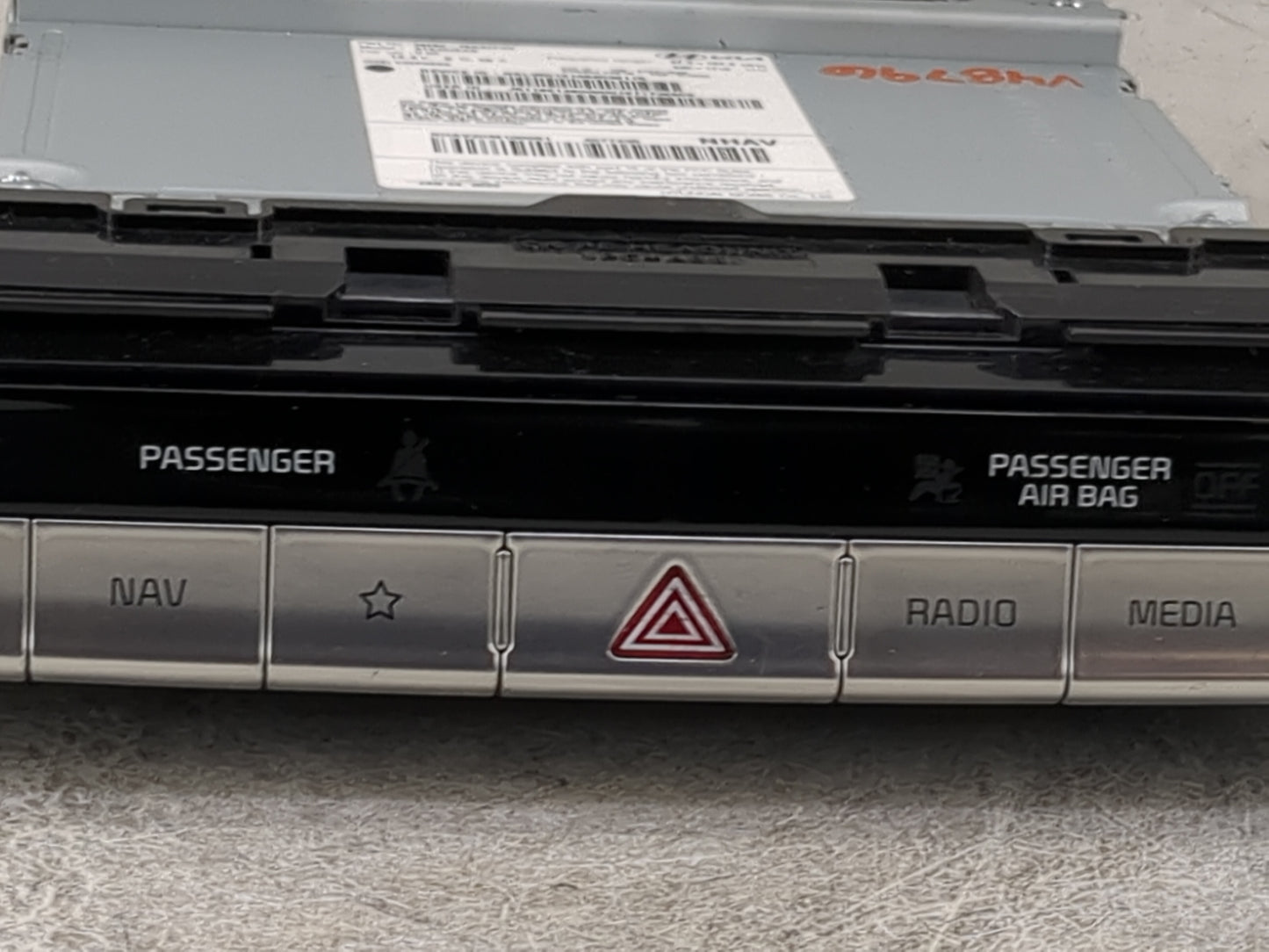 2022 Kia Stinger Radio AM FM Cd Player Receiver Replacement P/N:96560-J5HA0FHV ATC40J5AN, TQB-ATC41J5AN, YZR-VL3000 Fits OEM