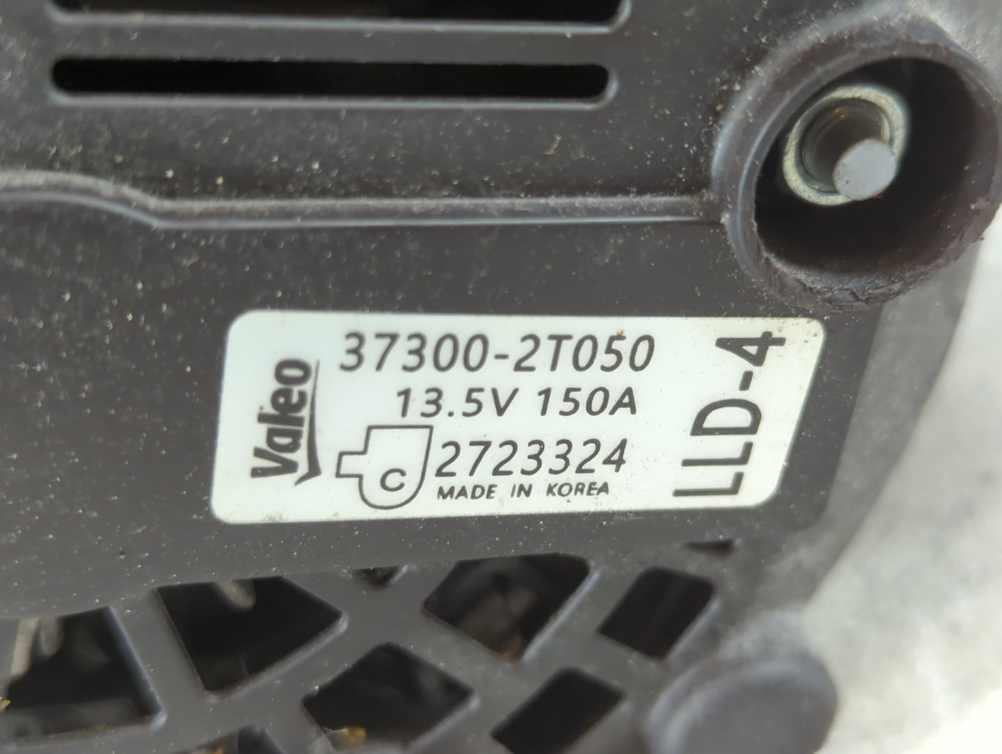 2022 Kia Stinger Alternator Replacement Generator Charging Assembly Engine OEM P/N:37300-2T050 Fits OEM Used Auto Parts - Oe