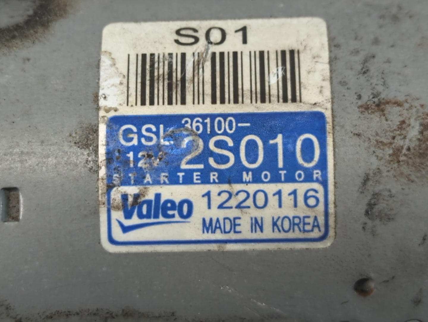 2022 Kia Stinger Car Starter Motor Solenoid OEM P/N:36100-2S010 Fits OEM Used Auto Parts - Oemusedautoparts1.com