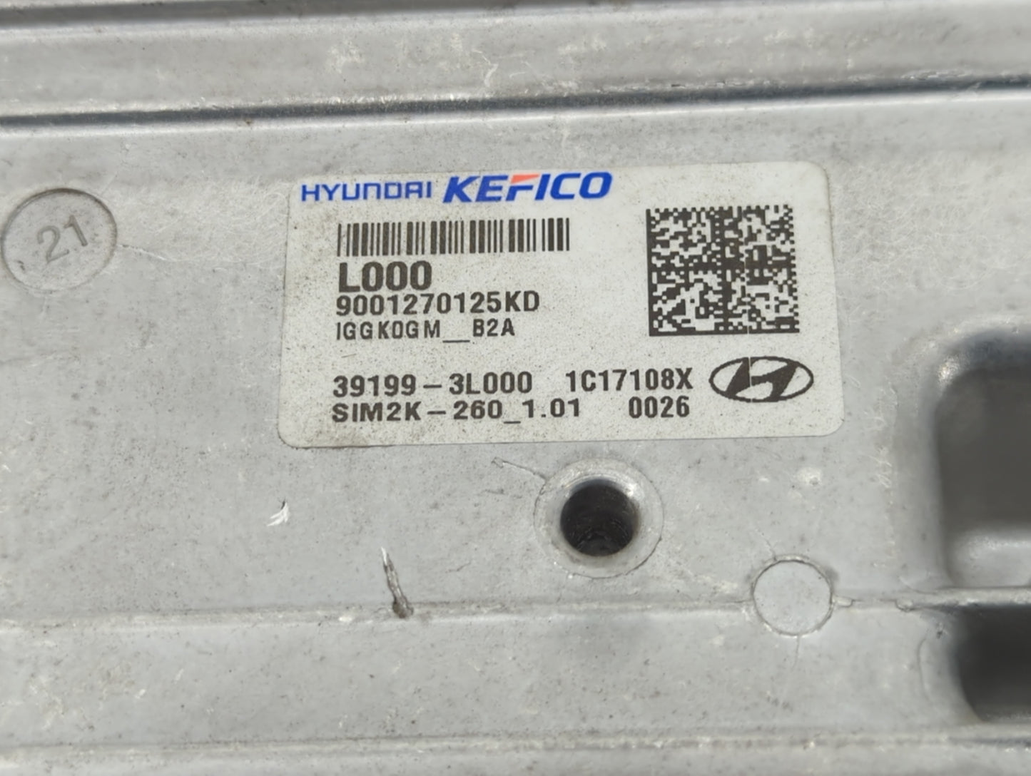 2022 Kia Telluride PCM Engine Control Computer ECU ECM PCU OEM P/N:39199-3L000 Fits OEM Used Auto Parts - Oemusedautoparts1.