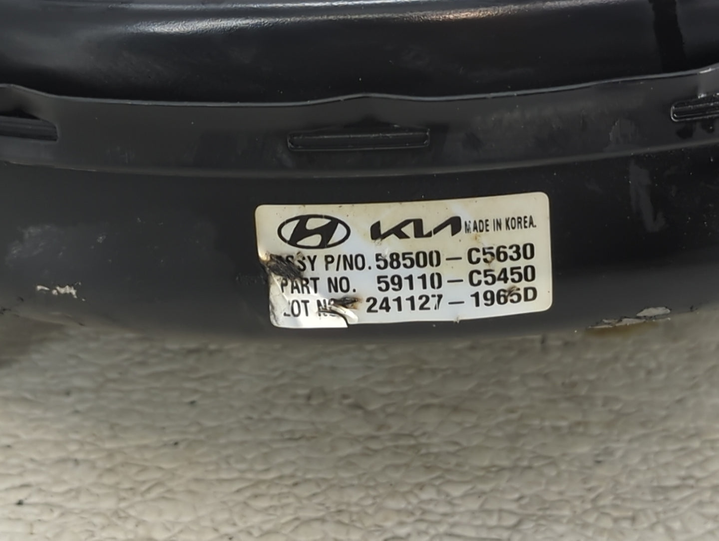 2020-2022 Kia Telluride Power Brake Booster Oem 1423333 - Oemusedautoparts1.com
