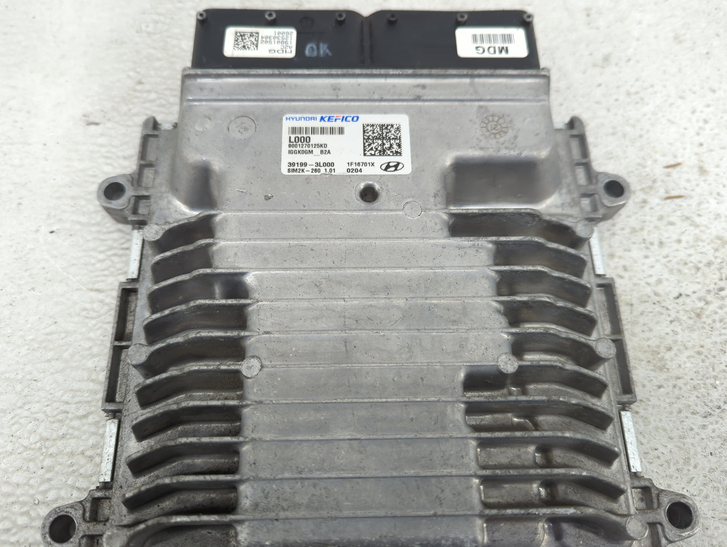 2022 Kia Telluride PCM Engine Control Computer ECU ECM PCU OEM P/N:39199-3L000 9001270125KD, IGGK0GM B2A, SIM2K-260 Fits OEM