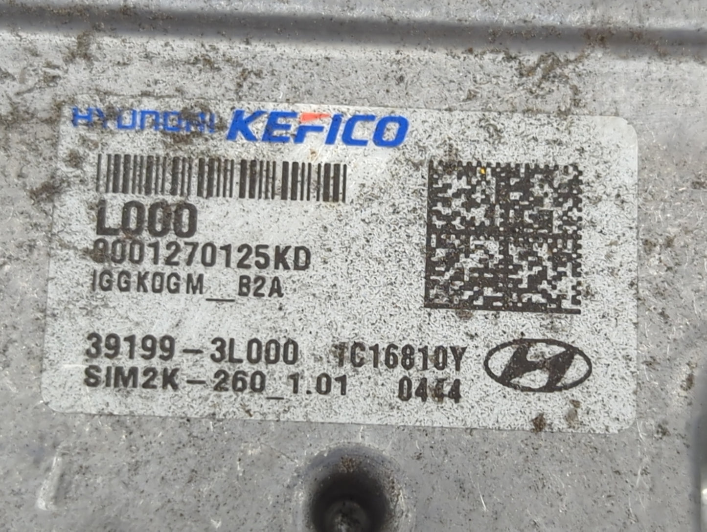 2022 Kia Telluride PCM Engine Control Computer ECU ECM PCU OEM P/N:39199-3L000 SIM2K-260, 9001270125KD Fits OEM Used Auto Pa