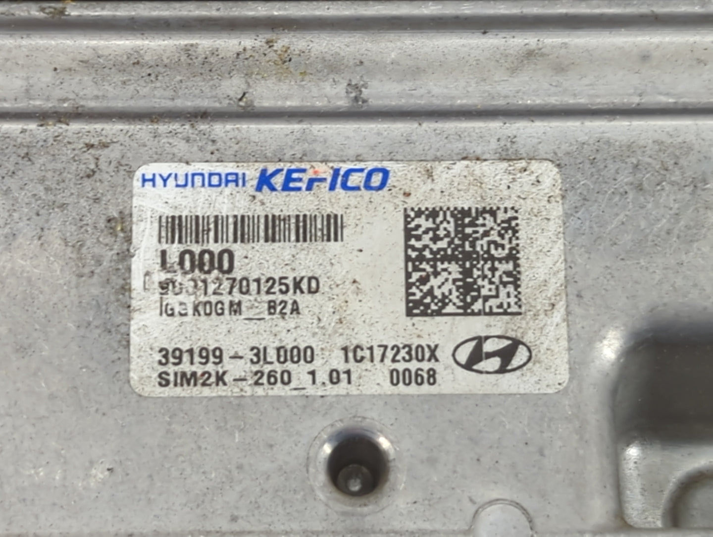 2022 Kia Telluride PCM Engine Control Computer ECU ECM PCU OEM P/N:39199-3L000 1C17230X, SIM2K-260 Fits OEM Used Auto Parts 