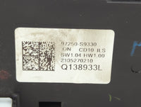 2020-2022 Kia Telluride Climate Control Module Temperature AC/Heater Replacement P/N:97250-S9330 Q138933L Fits Fits 2020 202