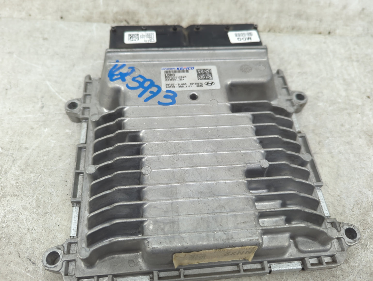 2022 Kia Telluride PCM Engine Control Computer ECU ECM PCU OEM P/N:39199-3L000 9001270125KD, SIM2K-260_1.01 Fits OEM Used Au