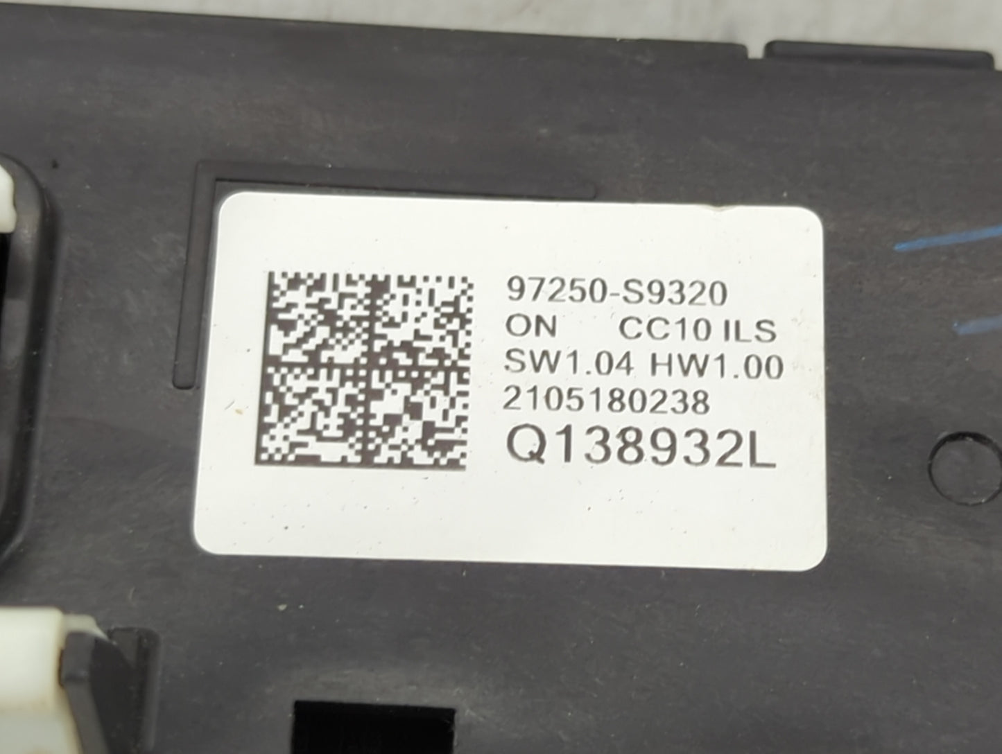 2020-2022 Kia Telluride Climate Control Module Temperature AC/Heater Replacement P/N:97250-S9320 97250-S9XXX Fits OEM Used A