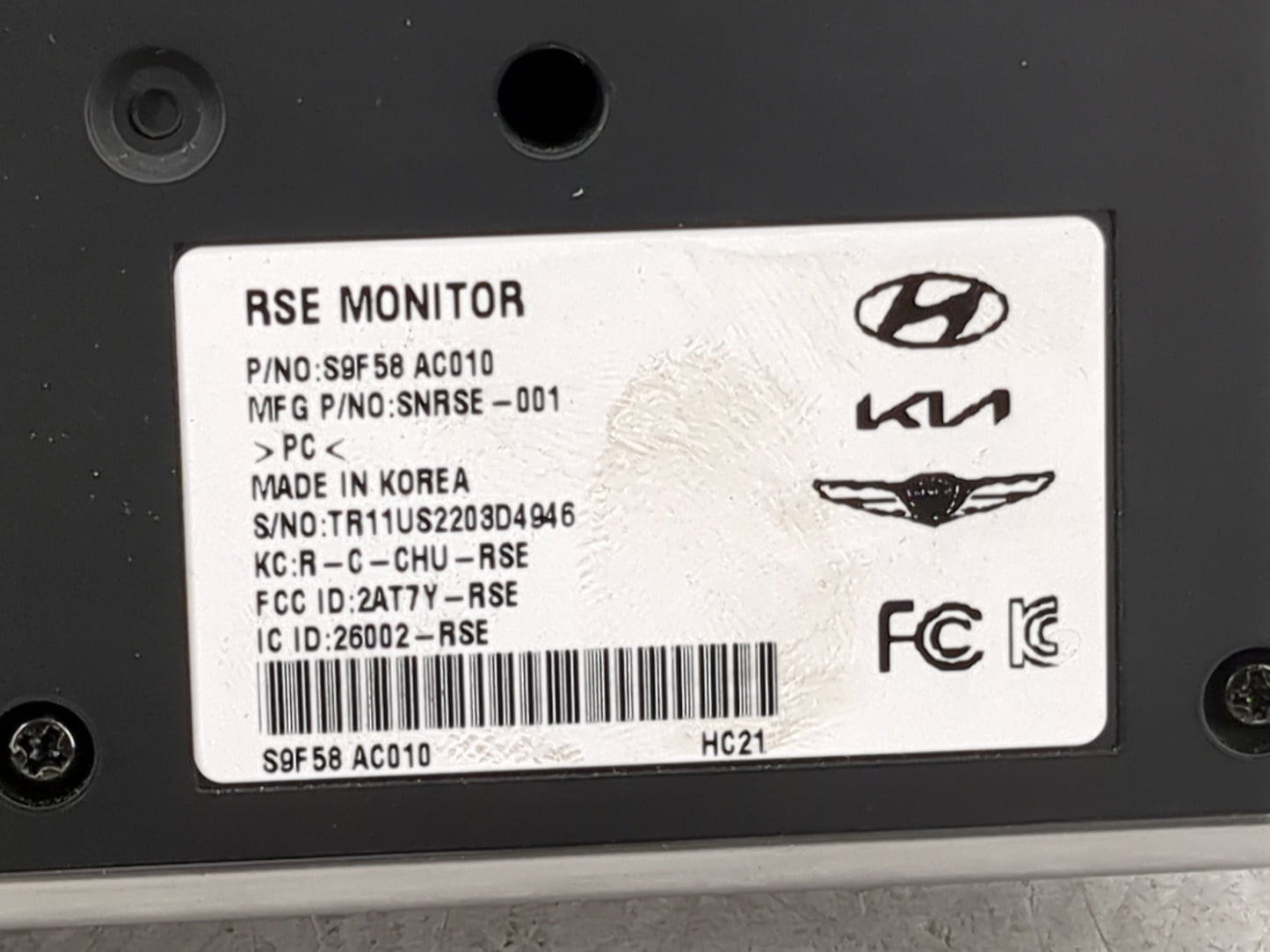 2022 Kia Telluride Information Display Screen 1483104 - Oemusedautoparts1.com