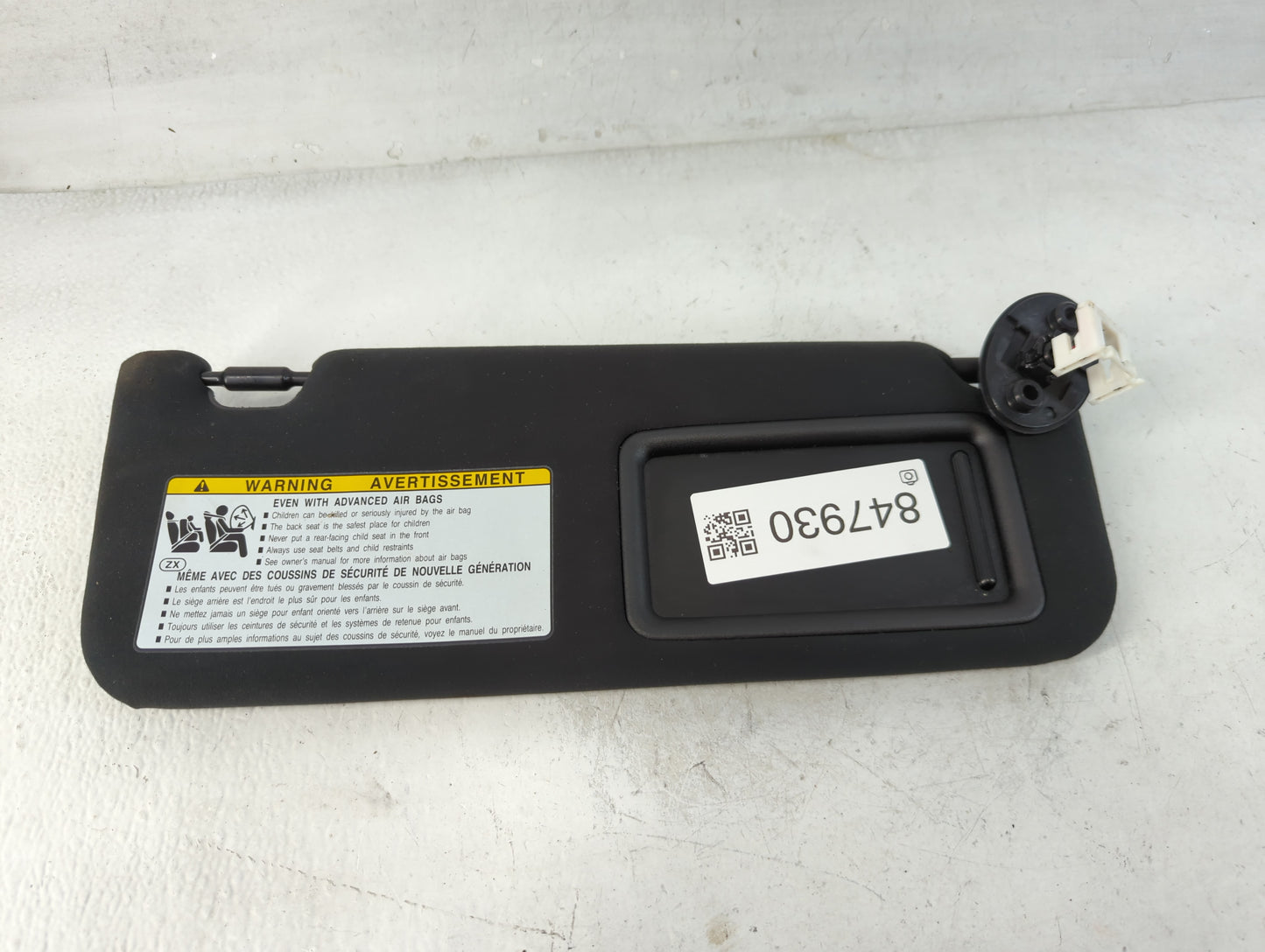 2022 Lexus Ls500 Sun Visor Shade Replacement Passenger Right Mirror Fits OEM Used Auto Parts - Oemusedautoparts1.com