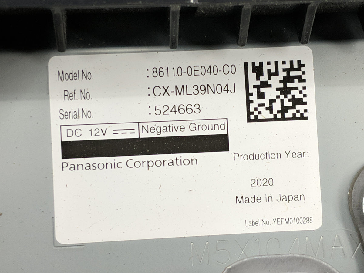 2020-2022 Lexus Rx350 Information Radio Display Screen - Oemusedautoparts1.com