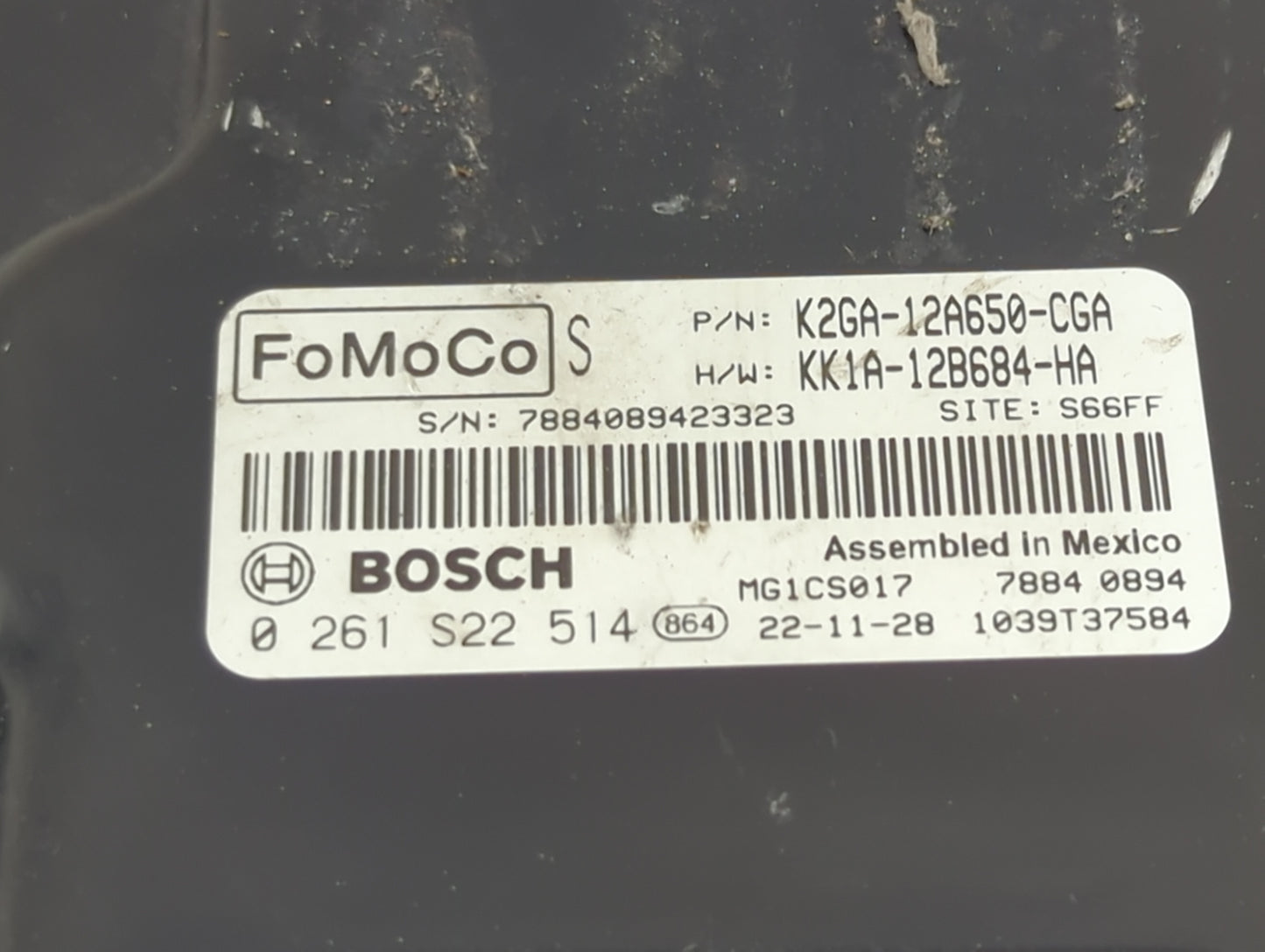 2022 Lincoln Nautilus PCM Engine Control Computer ECU ECM PCU OEM P/N:K2GA-12A650-CGA KK1A-12B684-HA Fits Fits 2020 2021 OEM