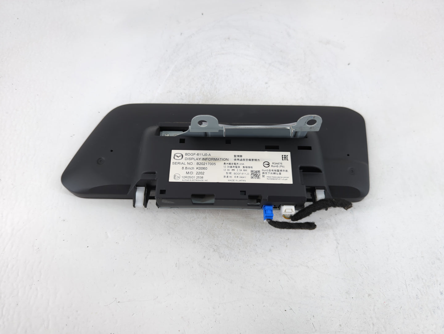 2019-2022 Mazda 3 Radio AM FM Cd Player Receiver Replacement P/N:BDGF 611J0-A Fits Fits 2019 2020 2021 2022 OEM Used Auto Pa