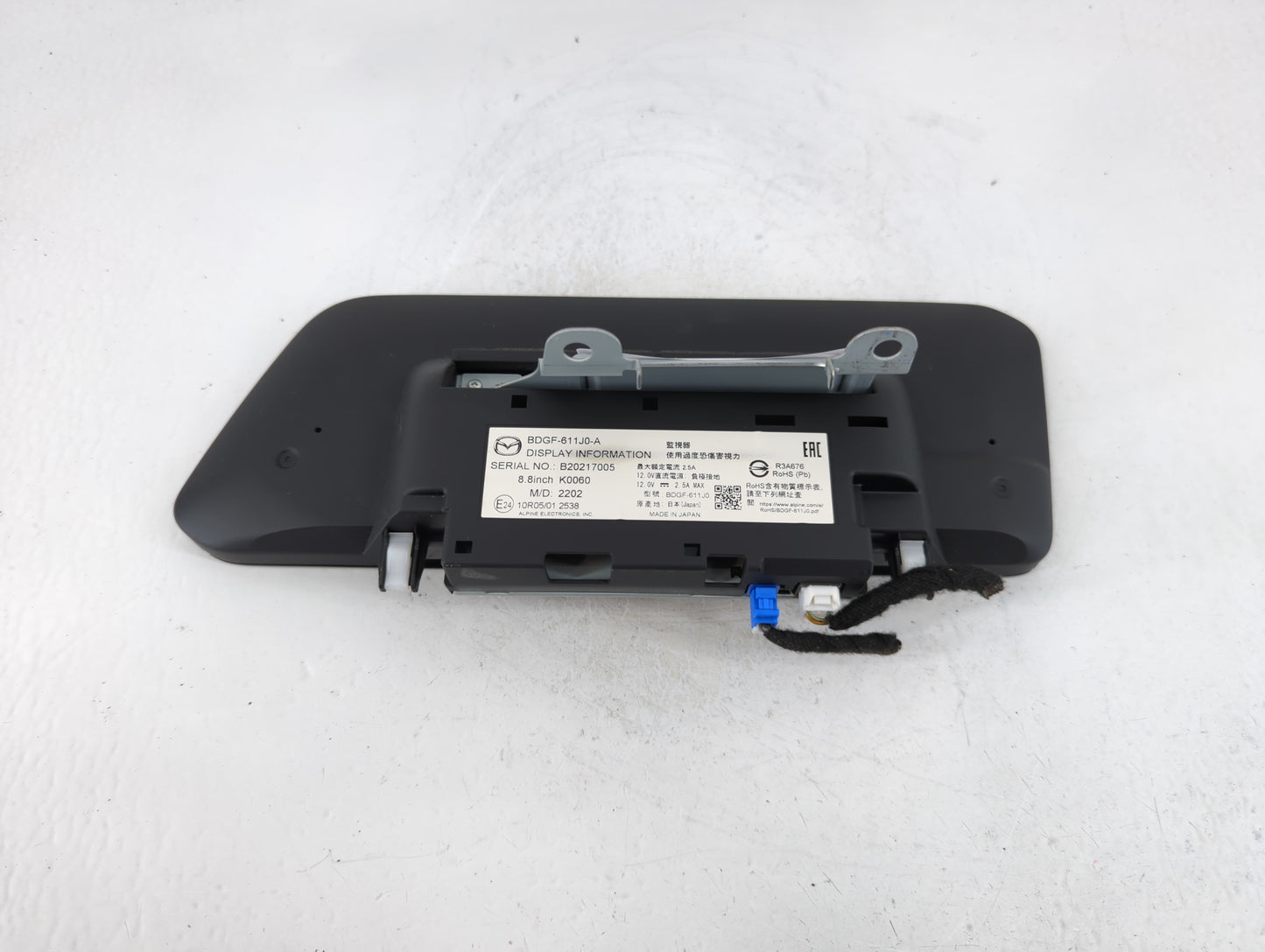 2019-2022 Mazda 3 Radio AM FM Cd Player Receiver Replacement P/N:BDGF 611J0-A Fits Fits 2019 2020 2021 2022 OEM Used Auto Pa