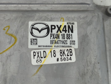 2021-2022 Mazda 3 PCM Engine Control Computer ECU ECM PCU OEM P/N:PX4L 18 8K2F PX4L 18 881 Fits Fits 2021 2022 OEM Used Auto Parts