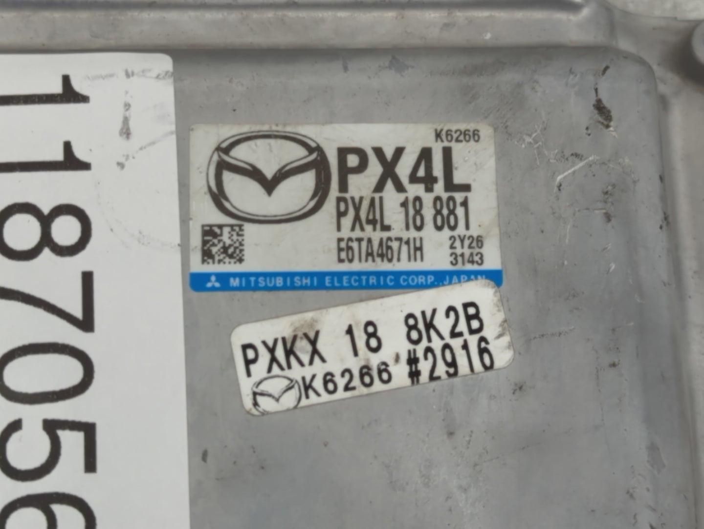 2021-2022 Mazda 3 PCM Engine Control Computer ECU ECM PCU OEM P/N:PX4L 18 8K2F PX4L 18 881 Fits Fits 2021 2022 OEM Used Auto