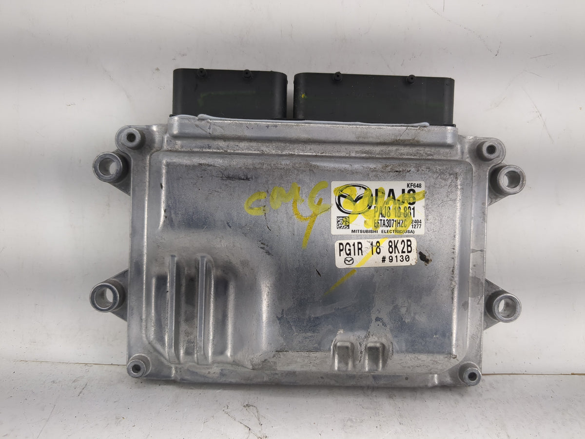 2019-2022 Mazda 3 PCM Engine Control Computer ECU ECM PCU OEM P/N:PAJ8 18 881 Fits 2019 2020 2021 2022 OEM Used Auto Parts -
