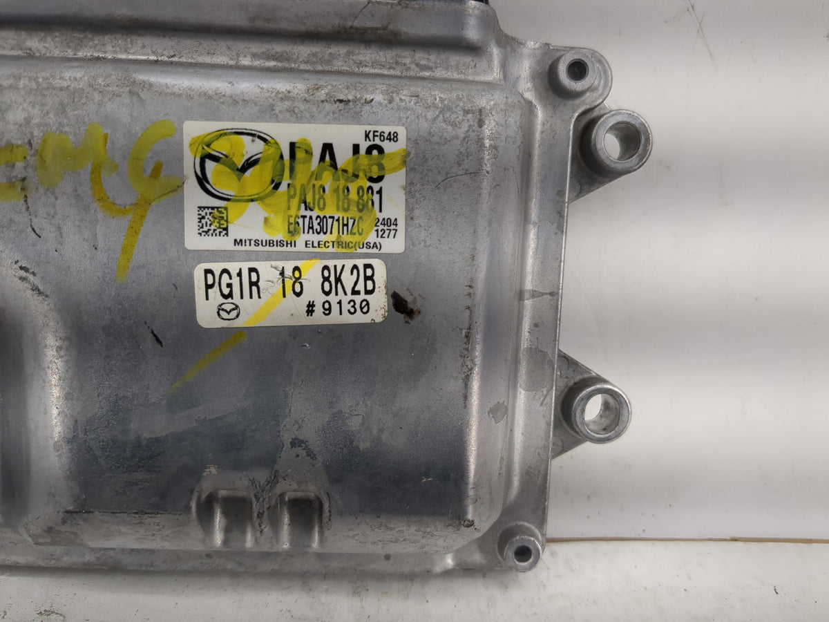 2019-2022 Mazda 3 PCM Engine Control Computer ECU ECM PCU OEM P/N:PAJ8 18 881 Fits 2019 2020 2021 2022 OEM Used Auto Parts -