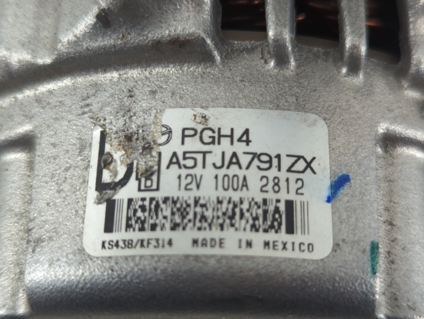 2022 Mazda 3 Alternator Replacement Generator Charging Assembly Engine OEM P/N:A5TJA791ZX Fits OEM Used Auto Parts - Oemused