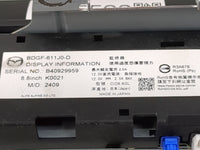 2019-2022 Mazda 3 Information Display Screen 1475593 - Oemusedautoparts1.com