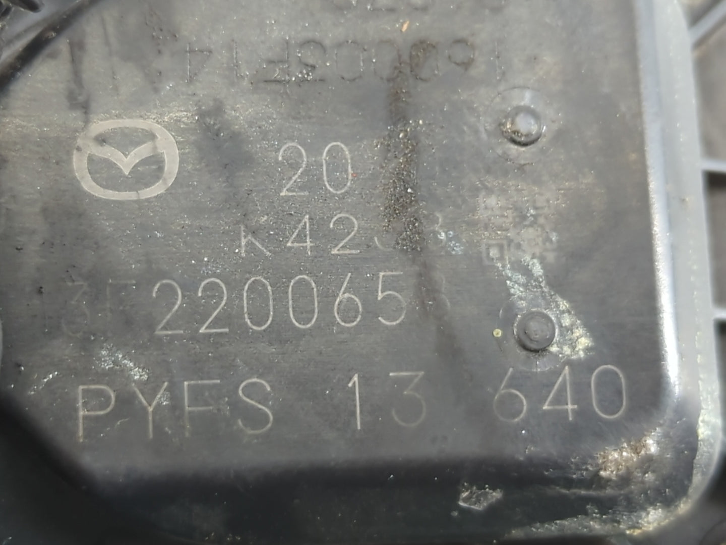 2019-2022 Mazda 3 Throttle Body P/N:PYFS 13 640 220065 Fits Fits 2018 2019 2020 2021 2022 OEM Used Auto Parts - Oemusedautop