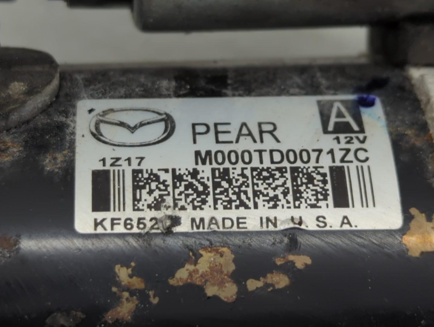 2012-2022 Mazda 3 Car Starter Motor Solenoid OEM P/N:M000TD0071ZC Fits Fits 2012 2013 2014 2015 2016 2017 2018 2019 2020 202