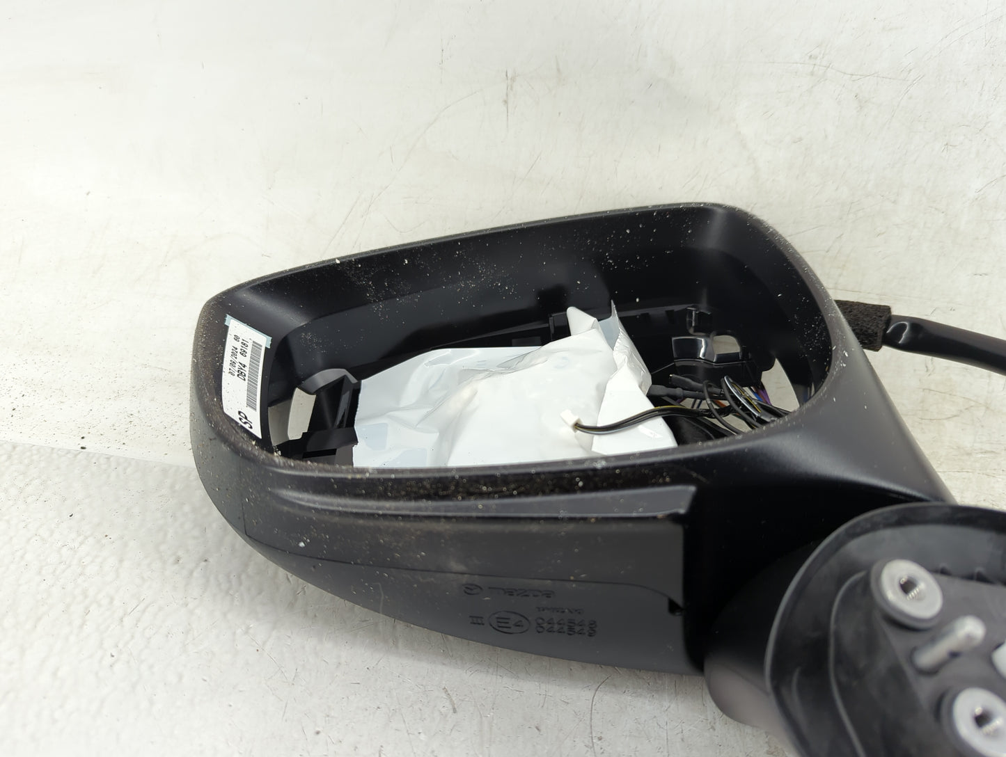 2016-2022 Mazda Cx-3 Driver Left Side View Manual Door Mirror Black - Oemusedautoparts1.com