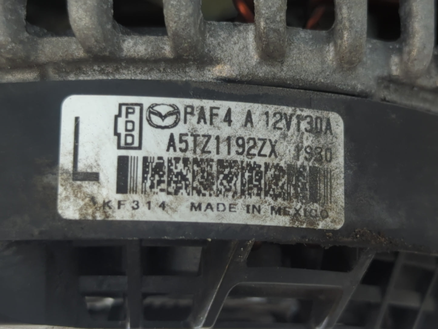 2022 Mazda Cx-30 Alternator Replacement Generator Charging Assembly Engine OEM P/N:A5TZ1192ZX Fits OEM Used Auto Parts - Oem