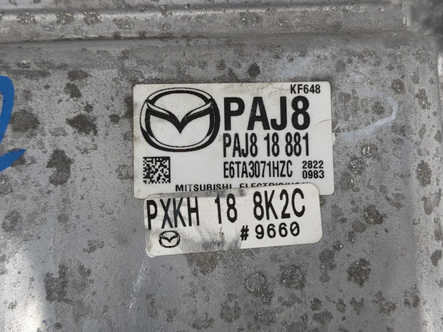 2020-2022 Mazda Cx-30 PCM Engine Control Computer ECU ECM PCU OEM P/N:PA58 18 881 Fits Fits 2019 2020 2021 2022 OEM Used Aut