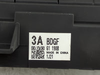 2022 Mazda Cx-30 Climate Control Module Temperature AC/Heater Replacement P/N:BDGF 61 190B Fits OEM Used Auto Parts - Oemuse