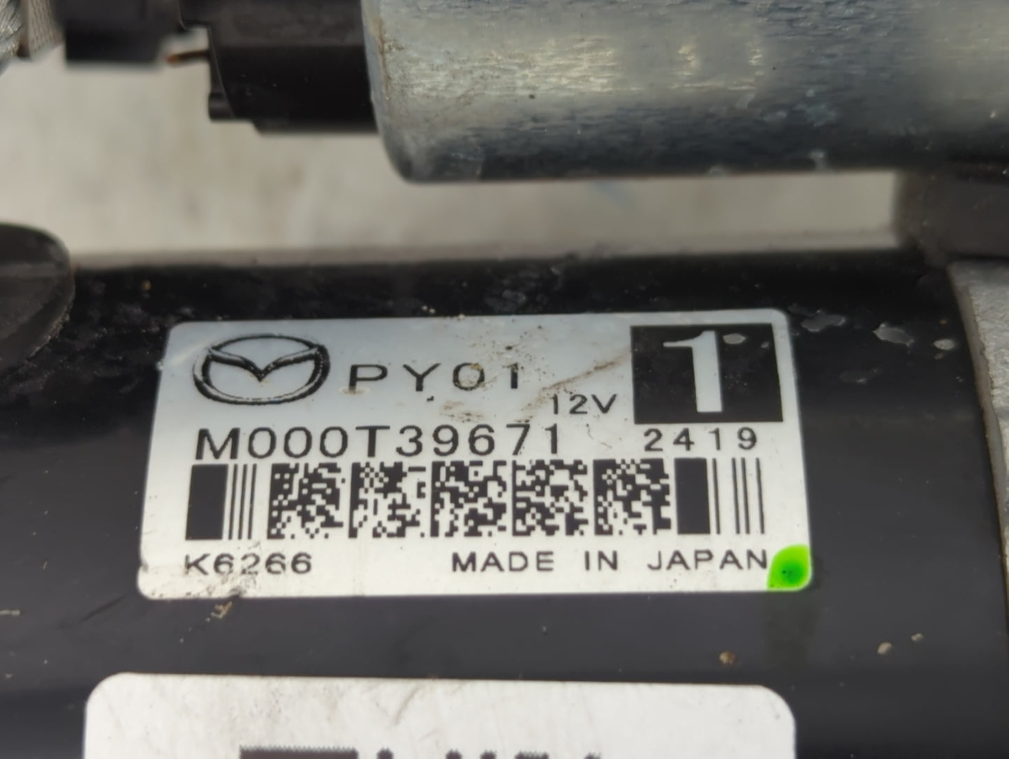 2020-2022 Mazda Cx-30 Car Starter Motor Solenoid OEM P/N:M000T39671 Fits Fits 2014 2015 2016 2017 2018 2019 2020 2021 2022 O