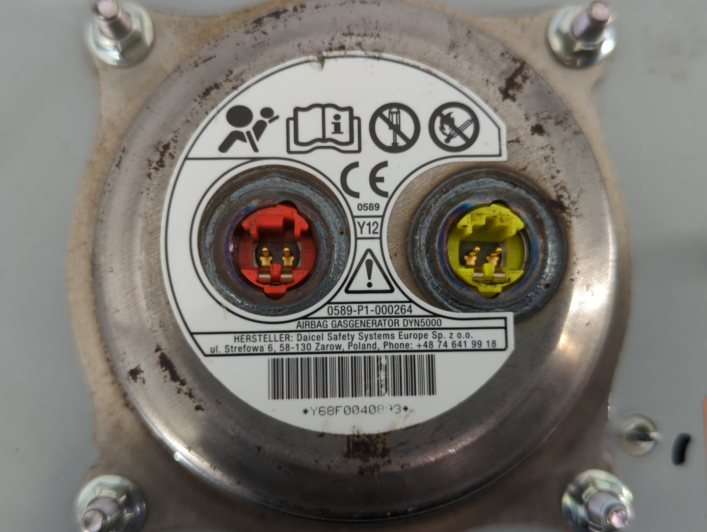 2020-2022 Mazda Cx-30 Air Bag Driver Left Steering Wheel Mounted - Oemusedautoparts1.com