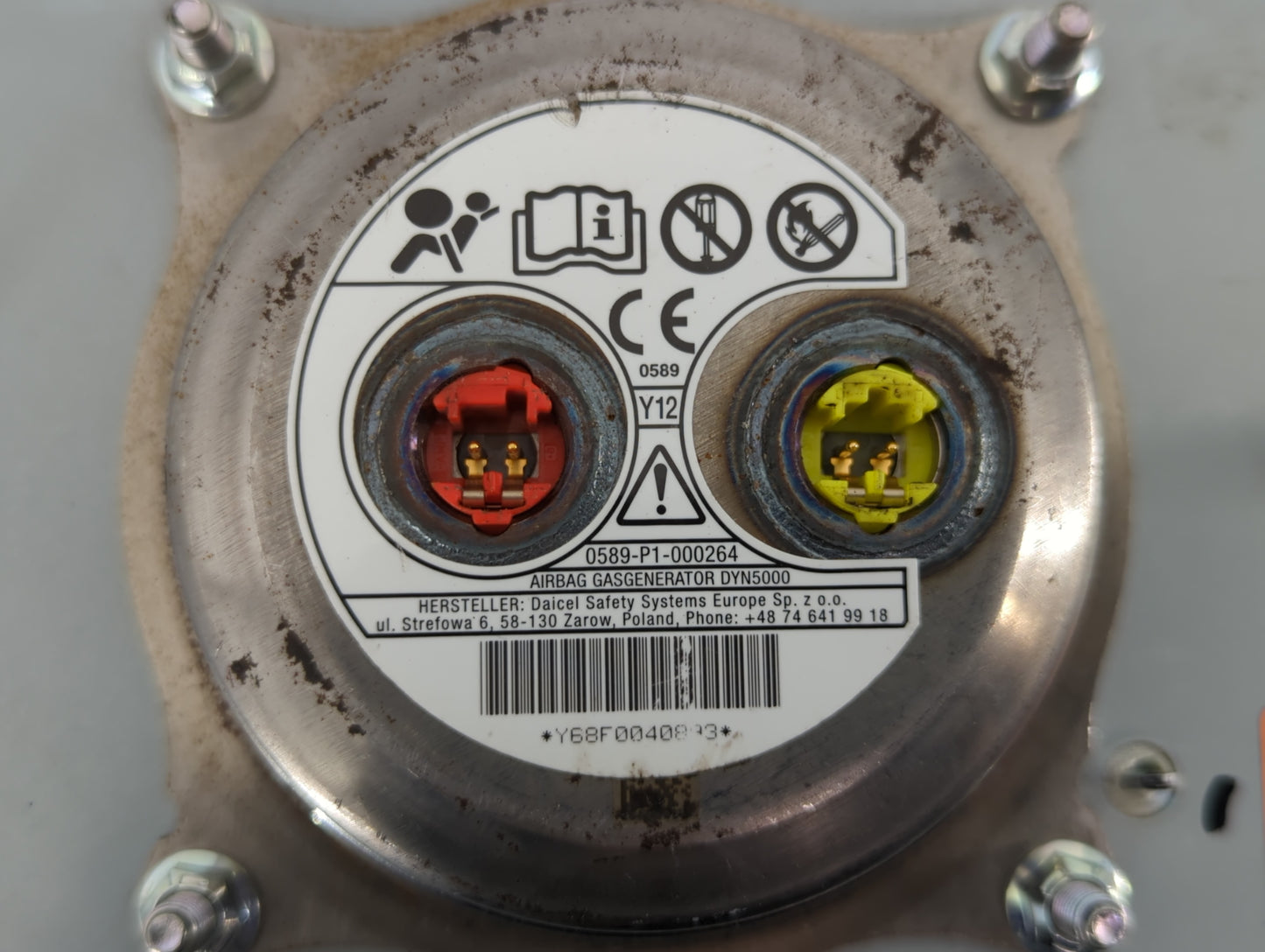 2020-2022 Mazda Cx-30 Air Bag Driver Left Steering Wheel Mounted - Oemusedautoparts1.com