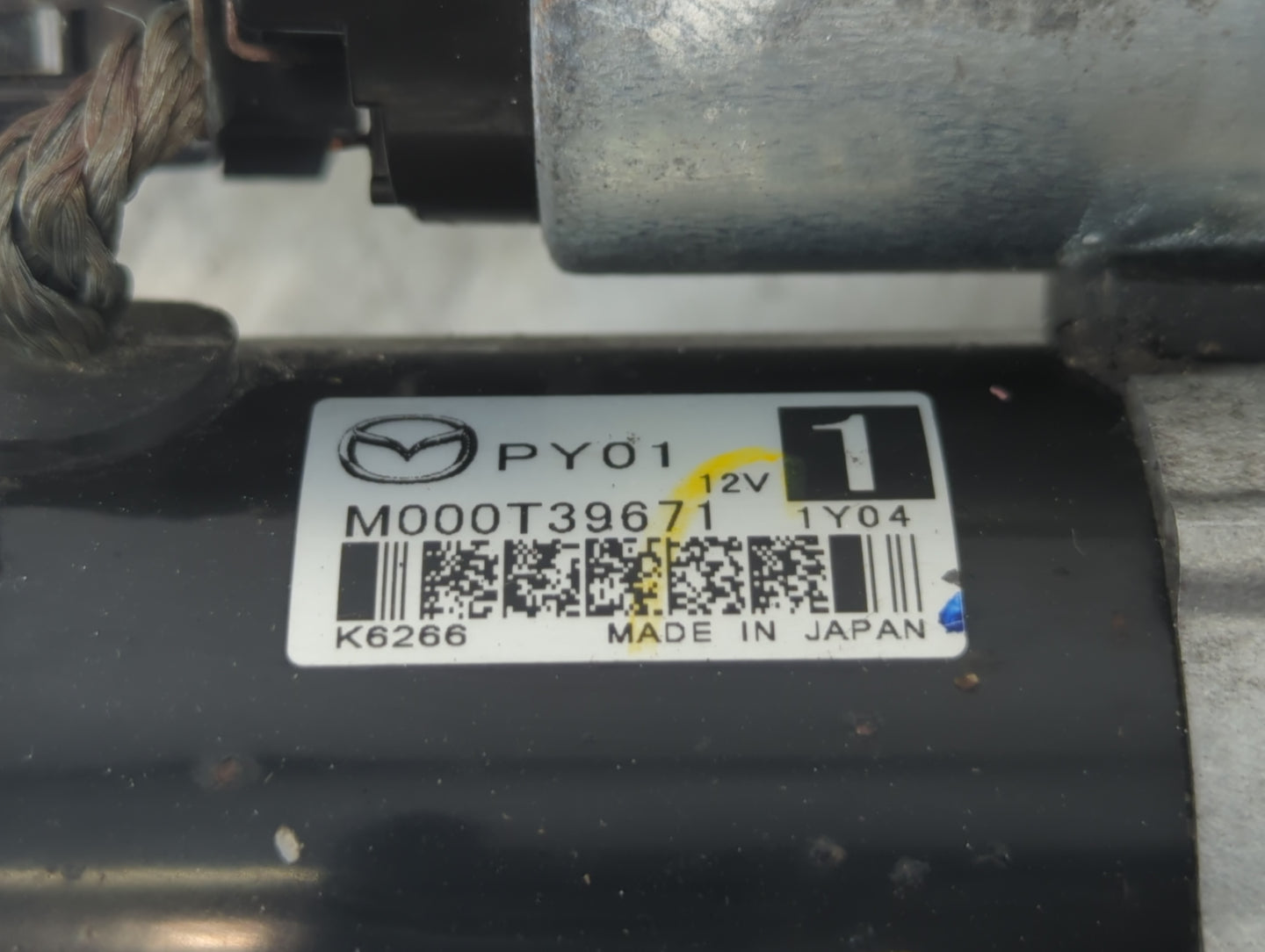 2020-2022 Mazda Cx-30 Car Starter Motor Solenoid OEM P/N:M000T39671 Fits Fits 2014 2015 2016 2017 2018 2019 2020 2021 2022 O