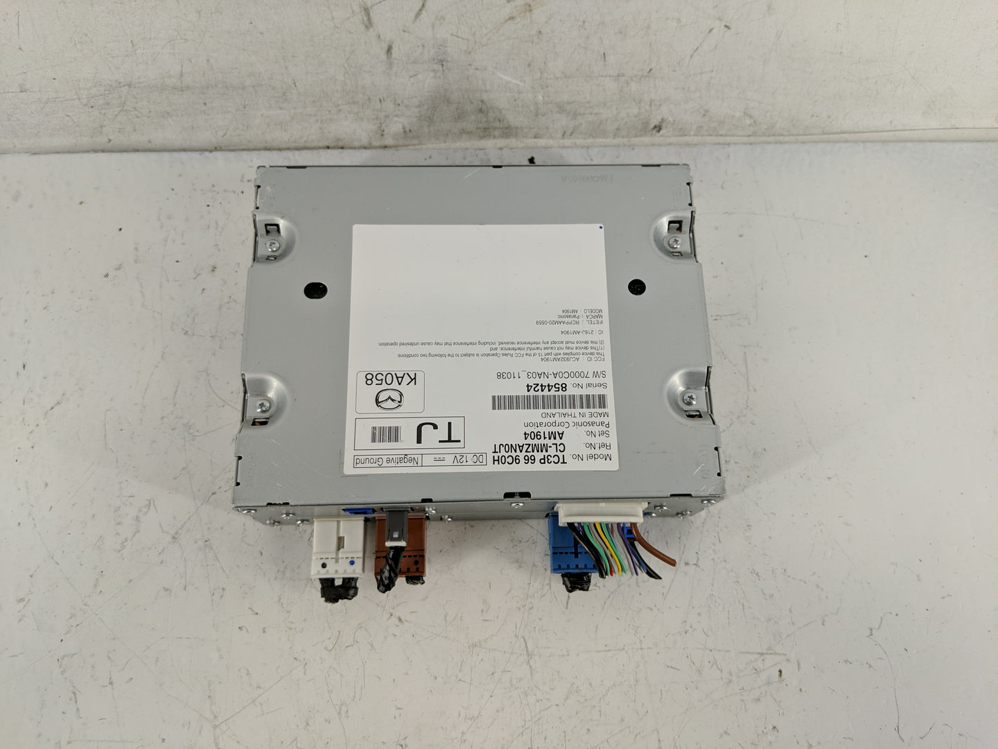 2021-2022 Mazda Cx-5 Radio AM FM Cd Player Receiver Replacement Fits Fits 2021 2022 OEM Used Auto Parts - Oemusedautoparts1.