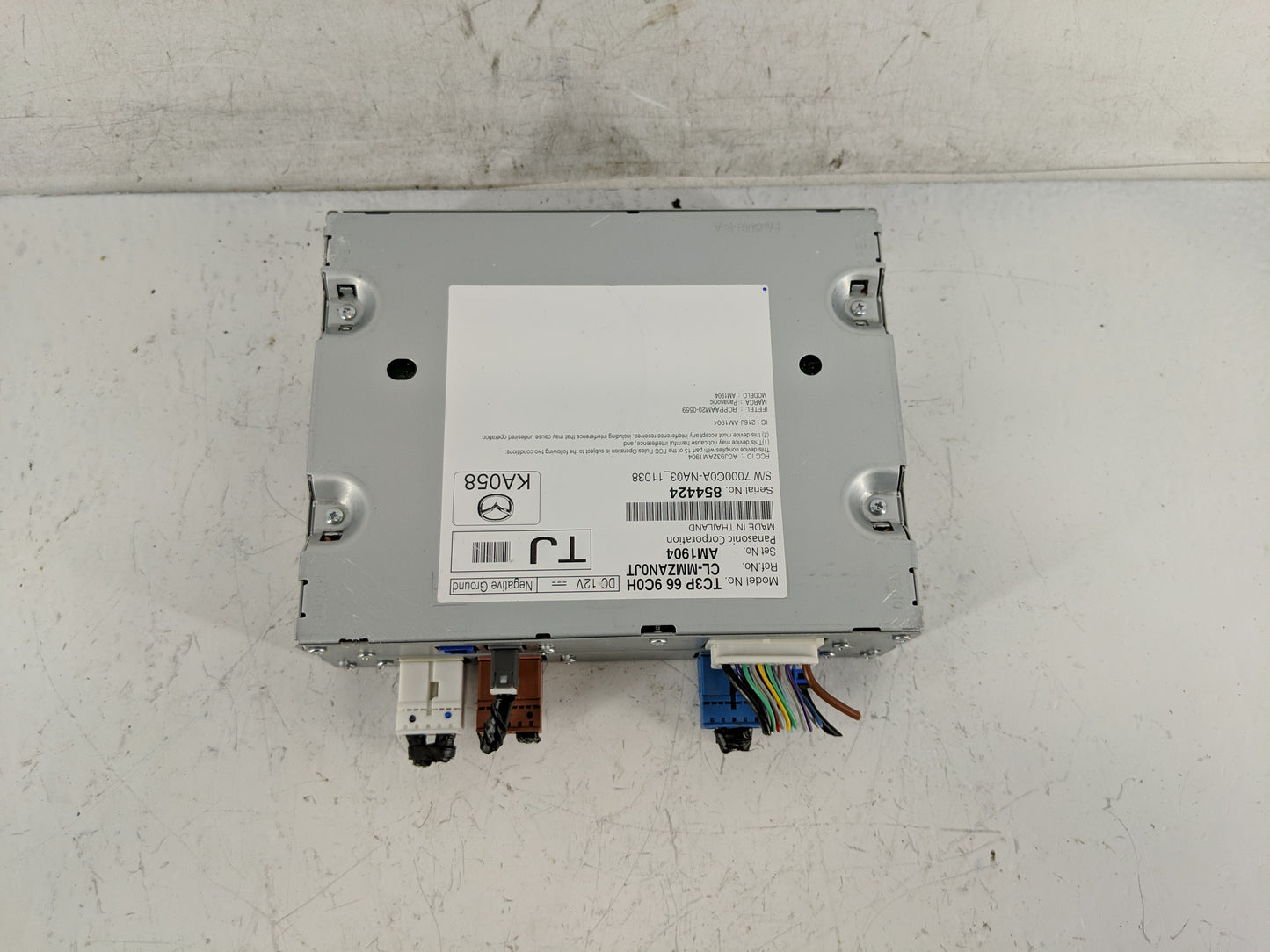 2021-2022 Mazda Cx-5 Radio AM FM Cd Player Receiver Replacement Fits Fits 2021 2022 OEM Used Auto Parts - Oemusedautoparts1.