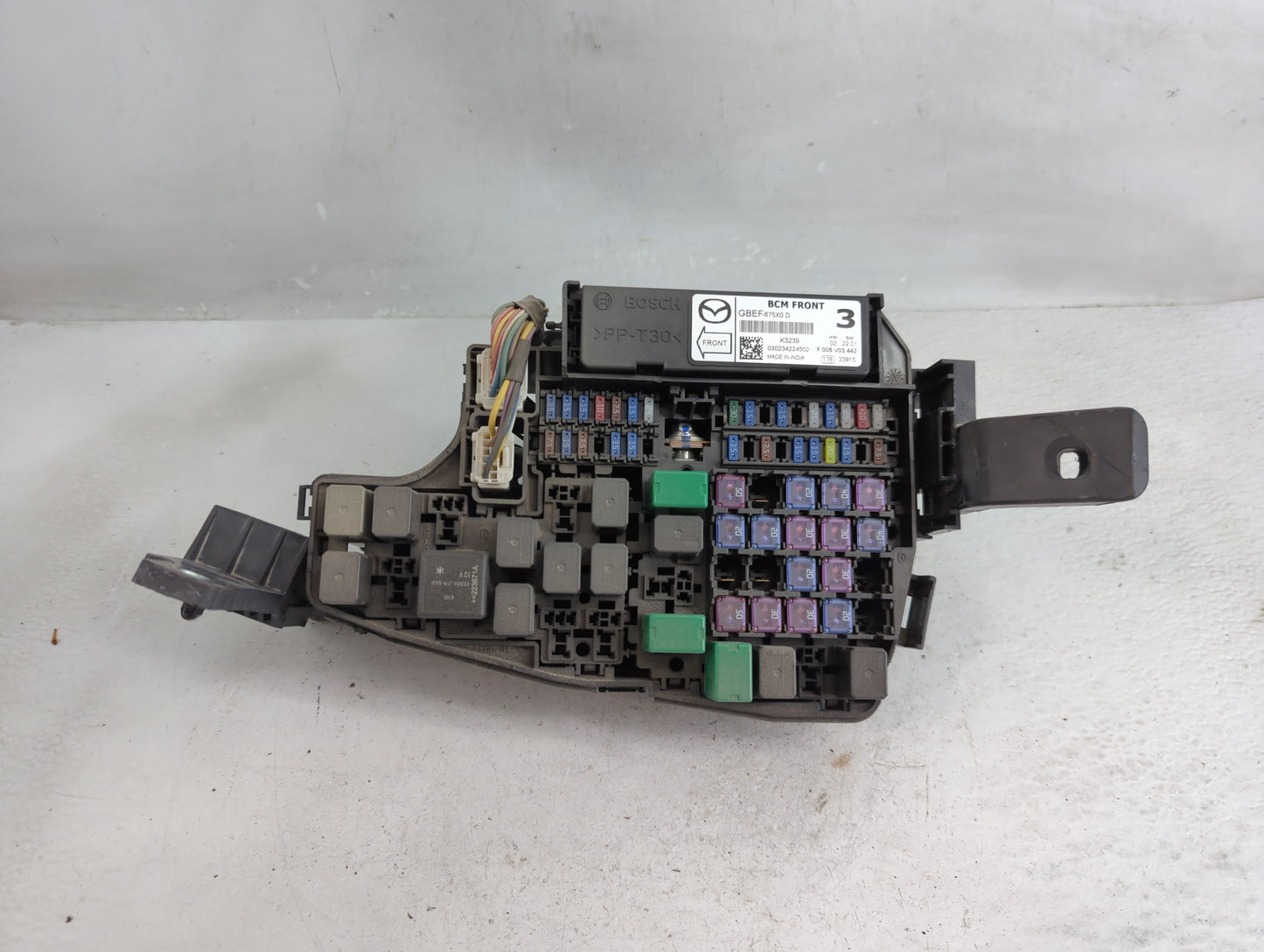 2013-2022 Mazda Cx-5 Fusebox Fuse Box Panel Relay Module P/N:KGC2-6676Y Fits OEM Used Auto Parts - Oemusedautoparts1.com
