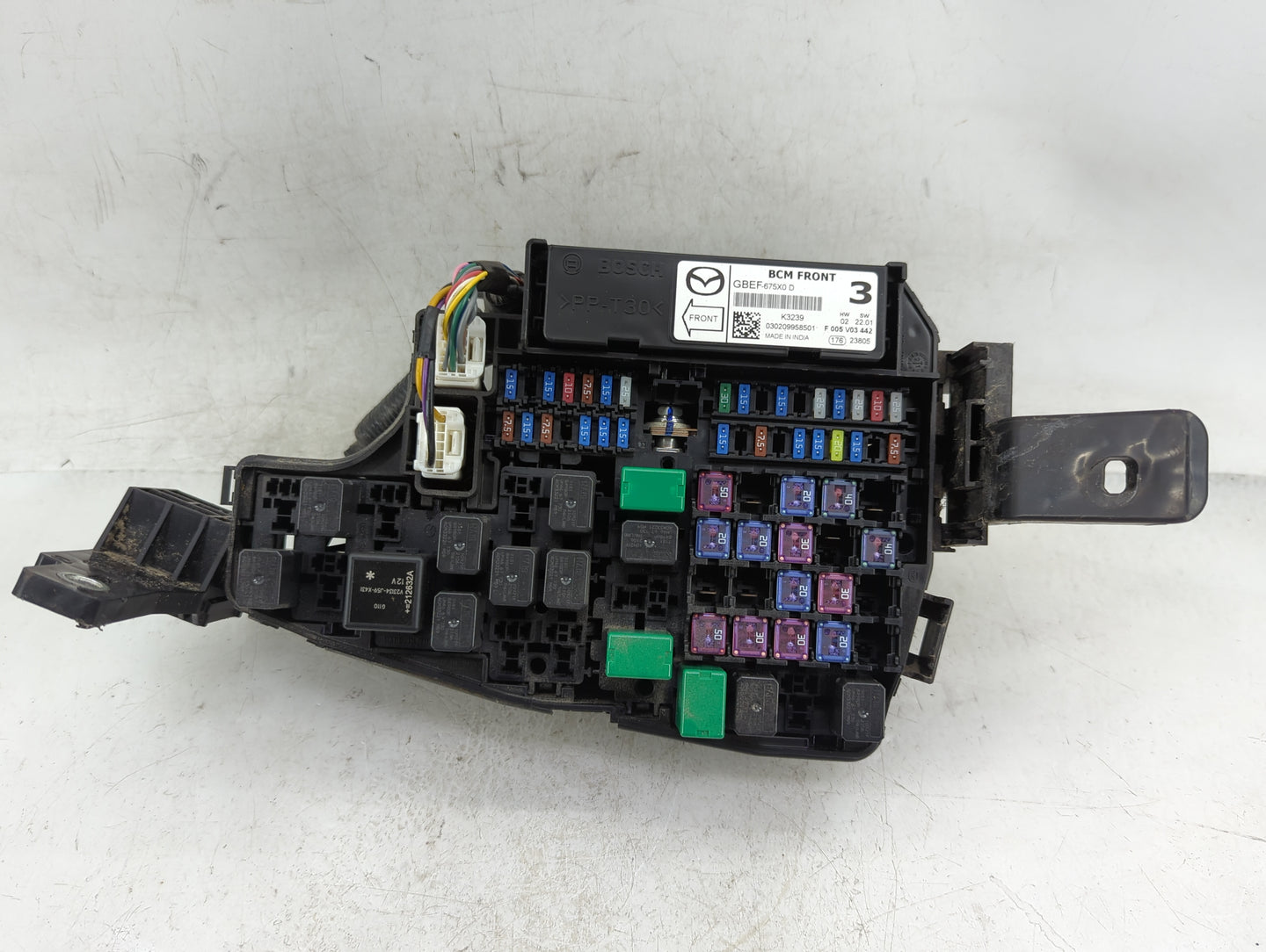 2013-2022 Mazda Cx-5 Fusebox Fuse Box Panel Relay Module P/N:GBEF-675X0 Fits OEM Used Auto Parts - Oemusedautoparts1.com