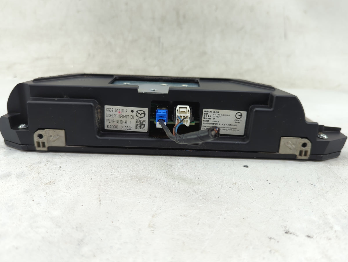 2021-2022 Mazda Cx-5 Information Radio Display Screen 1444794 - Oemusedautoparts1.com