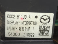 2021-2022 Mazda Cx-5 Information Radio Display Screen 1444794 - Oemusedautoparts1.com