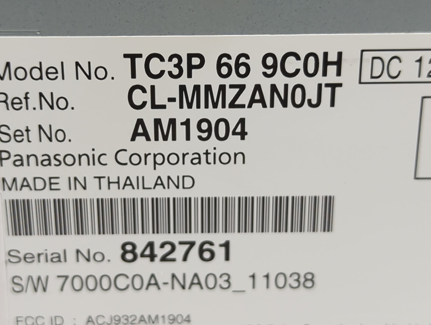 2021-2022 Mazda Cx-5 Radio AM FM Cd Player Receiver Replacement P/N:TC3P 66 9C0H CL-MMZAN0JT, AM1904 Fits Fits 2021 2022 OEM