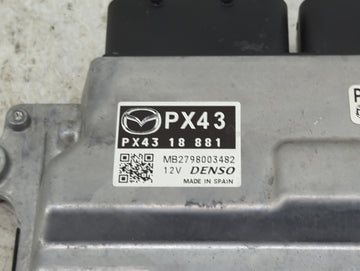 2019-2022 Mazda Cx-5 PCM Engine Control Computer ECU ECM PCU OEM P/N:PX4318881 PX2H188K2H Fits Fits 2019 2020 2021 2022 OEM Used Auto Parts