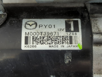 2014-2022 Mazda Cx-5 Car Starter Motor Solenoid OEM P/N:M000T39671 Fits Fits 2014 2015 2016 2017 2018 2019 2020 2021 2022 OEM Used Auto Parts