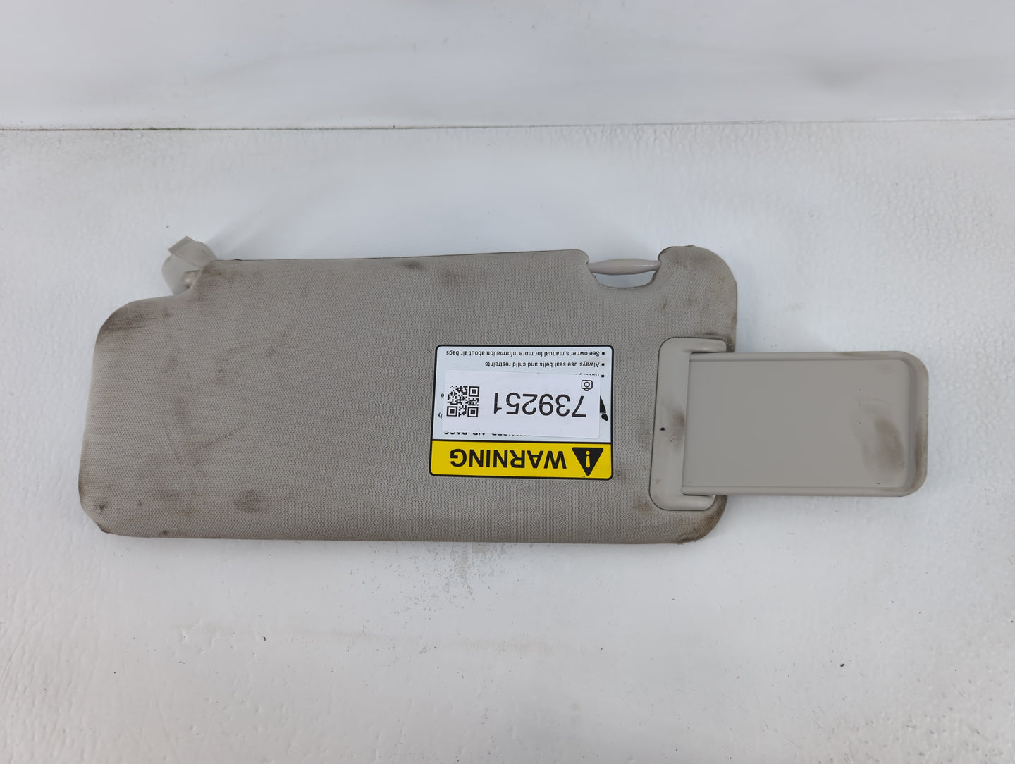 2021-2022 Mazda Cx-5 Sun Visor Shade Replacement Passenger Right Mirror Fits Fits 2021 2022 OEM Used Auto Parts - Oemusedaut