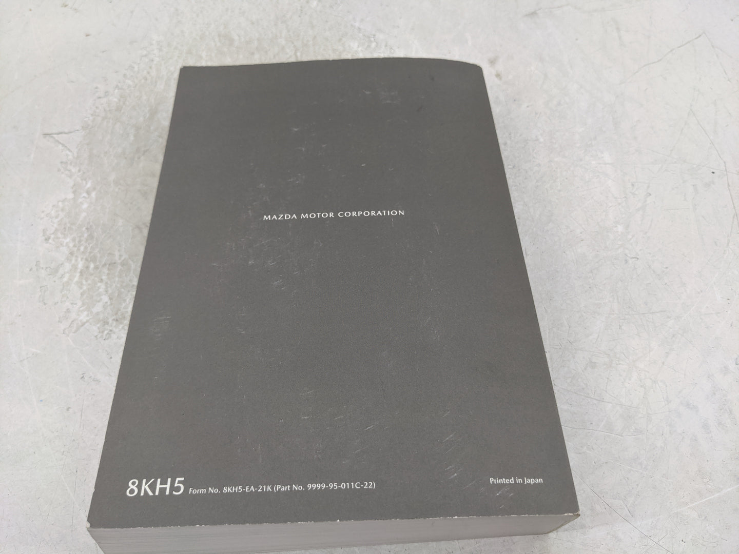 2022 Mazda Cx-9 Owners Manual Book Guide P/N:9999-95-011C OEM Used Auto Parts - Oemusedautoparts1.com